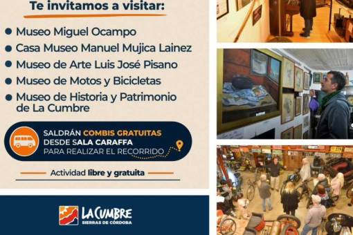 La Cumbre y su propuesta para la Noche de los Museos